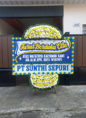 Papan Bunga Duka di Petisah Hulu
