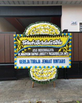 Papan Bunga Duka di Petisah Hulu